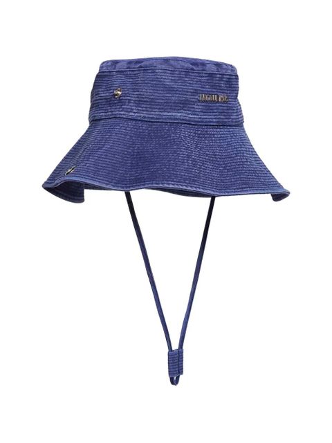 Jacquemus grosgrain denim hat - Blue - zdjęcie produktu nr 2