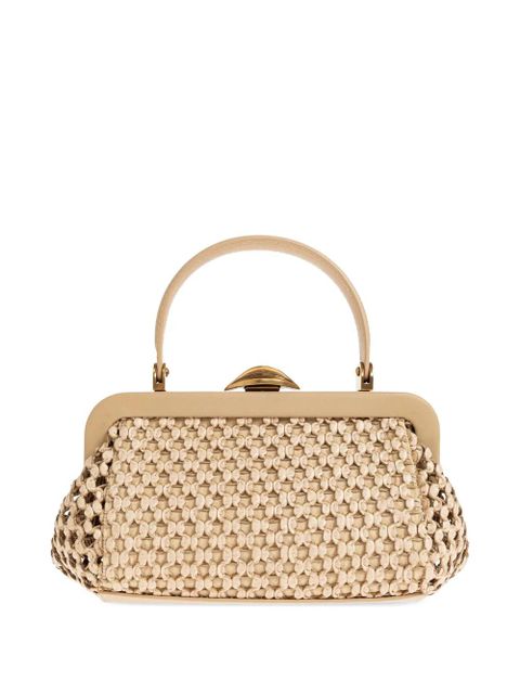 Cult Gaia mini Zuma woven tote bag - Neutrals - zdjęcie produktu nr 1