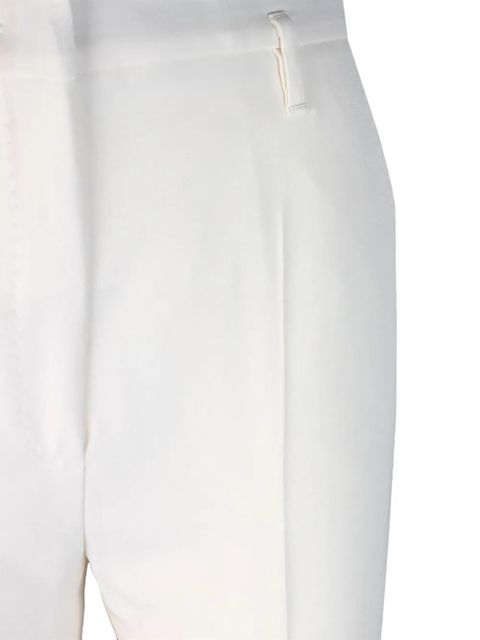 Max Mara pleated-front trousers - White