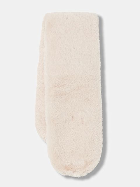 Morgan szalik damski kolor beżowy gładki 5DOUVO - zdjęcie produktu nr 1