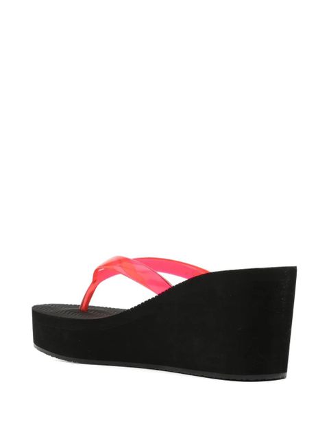 Ancient Greek Sandals Etheria wedge-heel sandals - Red