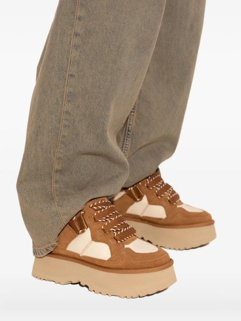 UGG Astromel platform lace-up sneakers - Brown