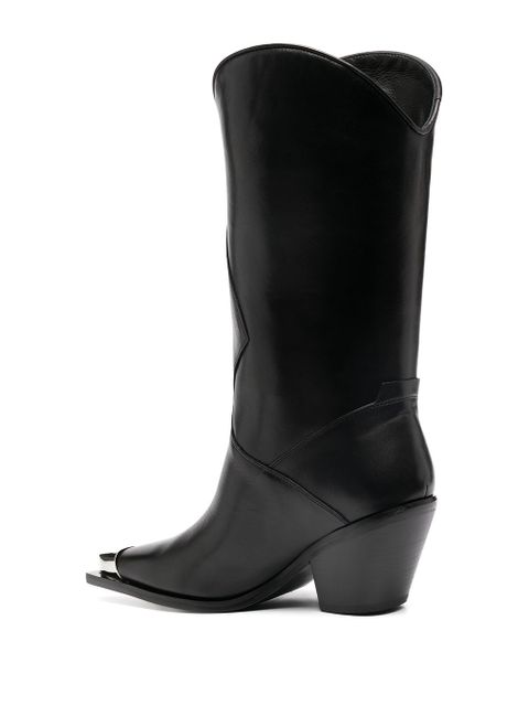 MISBHV metallic toe boots - Black
