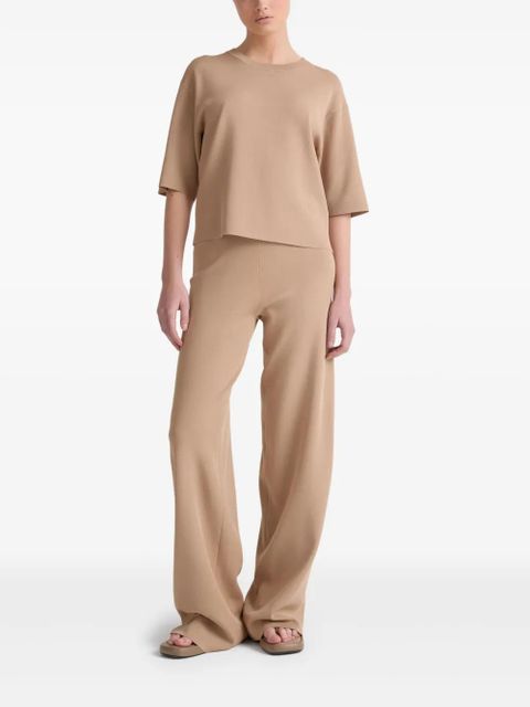 Yves Salomon knitted trousers - Neutrals - zdjęcie produktu nr 2