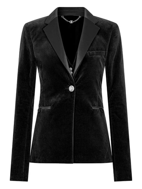 Rabanne jewel-button blazer - Black - zdjęcie produktu nr 1