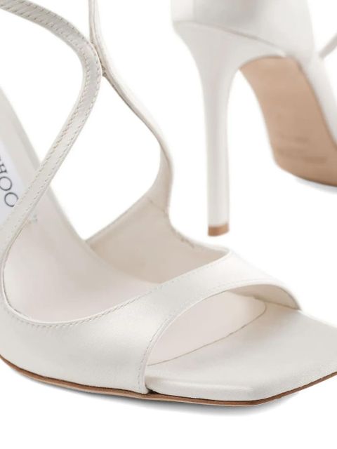 Jimmy Choo 95mm Azia T-strap sandals - White