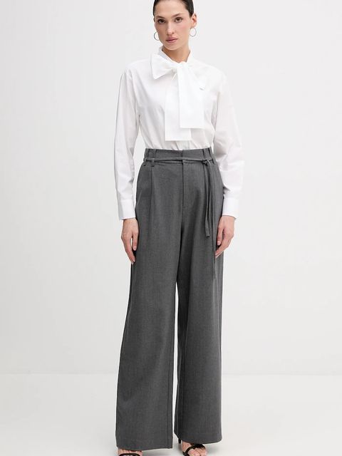 Pedro del Hierro koszula damska kolor biały relaxed z wiązanym dekoltem 6632008 - zdjęcie produktu nr 2