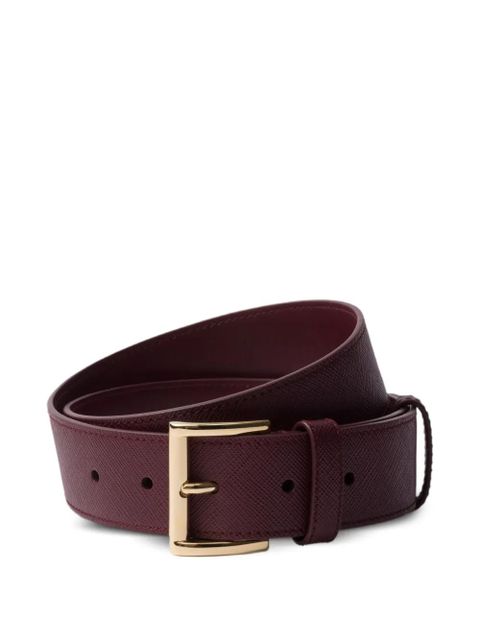 Prada Saffiano leather belt - Red - zdjęcie produktu nr 1