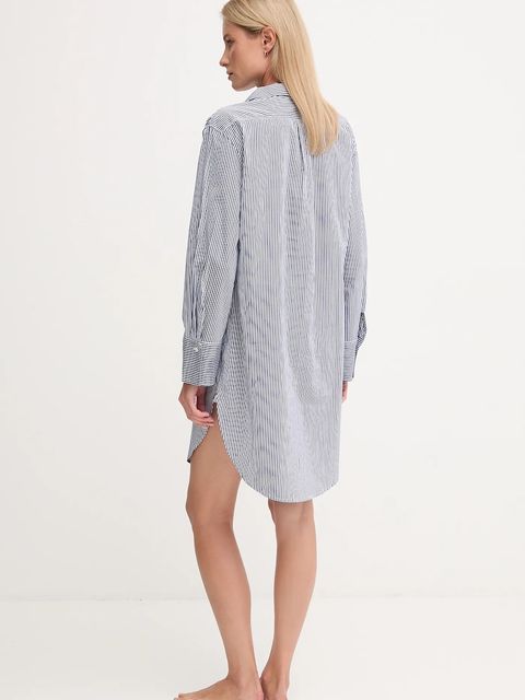 Polo Ralph Lauren koszulka nocna damska kolor niebieski bawełniana 4P0250 - zdjęcie produktu nr 2