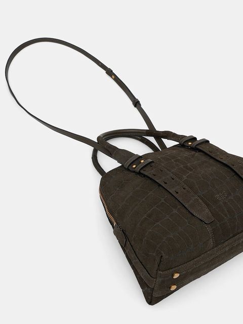 Pinko torebka zamszowa