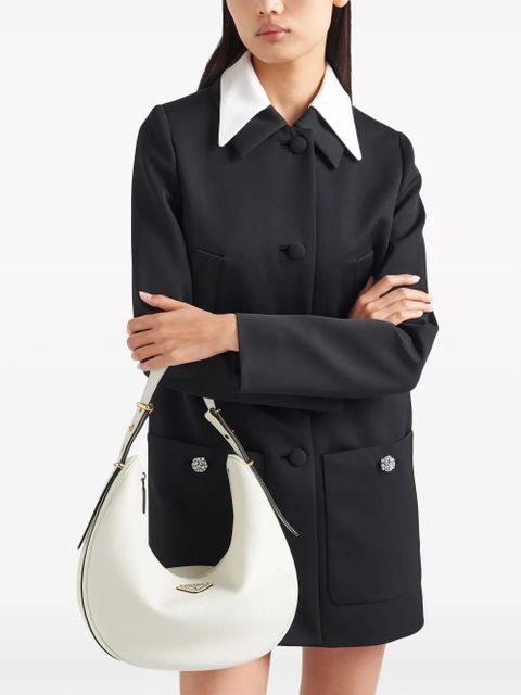 Prada Arqué leather shoulder bag - White - zdjęcie produktu nr 2