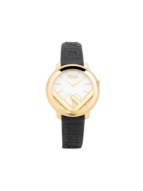 FENDI F is Fendi round watch - Gold - zdjęcie produktu nr 1