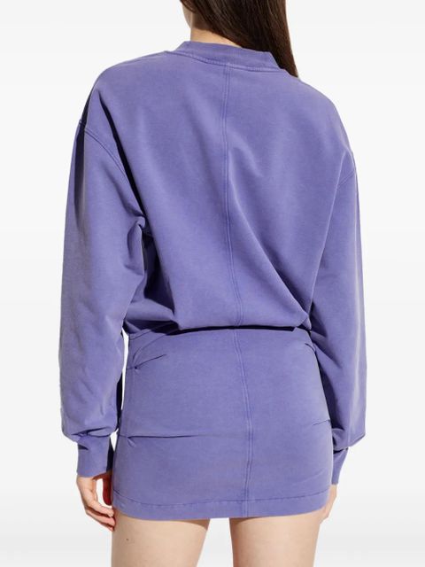 The Attico long-sleeve mini dress - Purple