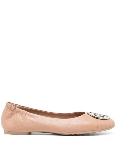 Tory Burch claire cap-toe ballerina shoes - Brown - zdjęcie produktu nr 1