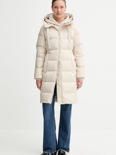 Marc O'Polo kurtka puchowa kolor beżowy zimowa 509032971095 - zdjęcie produktu nr 1