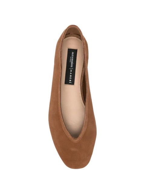 Manebi almond flat ballet flats - Brown