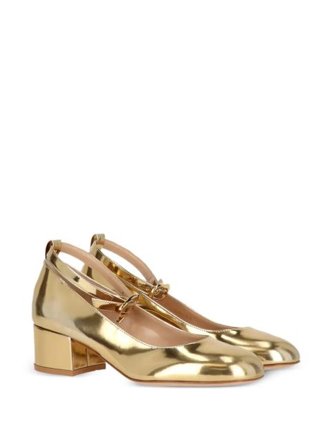 Gianvito Rossi ankle-strap pumps - Gold - zdjęcie produktu nr 2