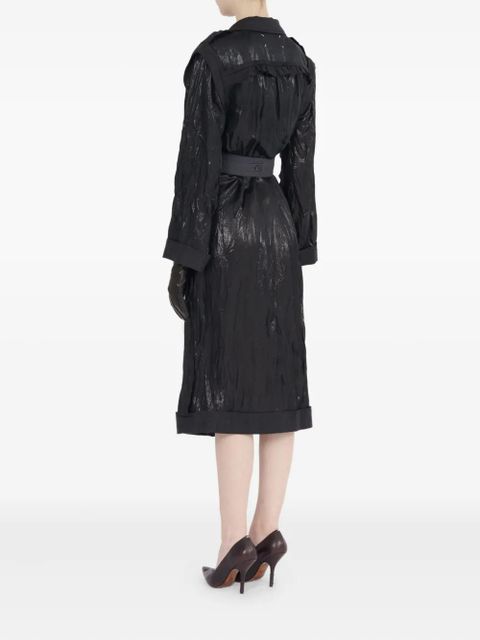 Maison Margiela belted trench dress - Black - zdjęcie produktu nr 2
