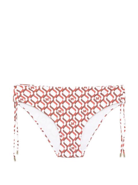 Max Mara Sibilla geometric-pattern bikini bottoms - White - zdjęcie produktu nr 1