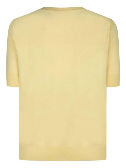 Jil Sander cotton short-sleeve t-shirt - Yellow - zdjęcie produktu nr 2