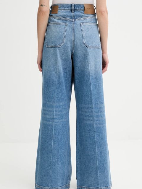 MUNTHE jeansy LODWAR damskie kolor niebieski 253148025305