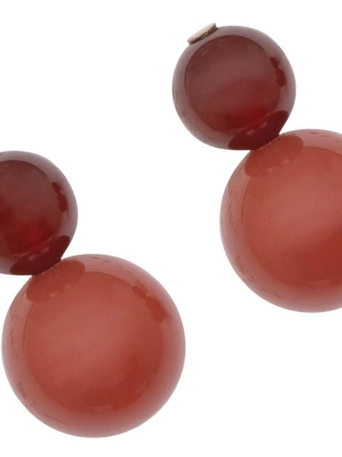 Jennifer Behr Cara beaded earrings - Red