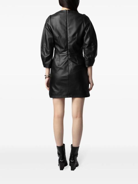 Zadig&Voltaire leather minidress - Black