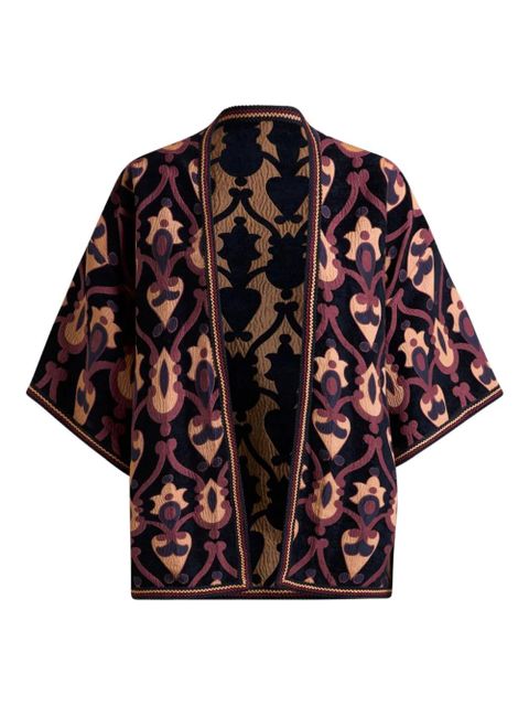 ETRO Kesa chenille jacquard jacket - Black - zdjęcie produktu nr 1