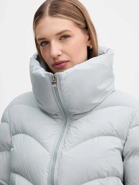 Hetrego kurtka puchowa INARA kolor niebieski zimowa oversize 8P611