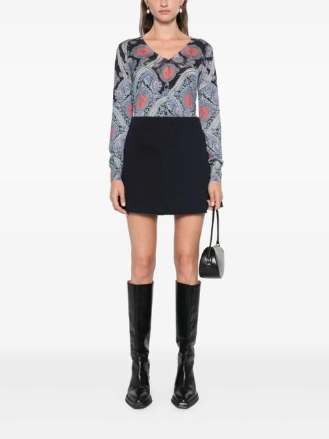 ETRO paisley-print cardigan - Blue - zdjęcie produktu nr 2