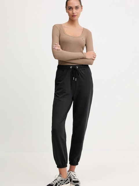 Guess longsleeve damski kolor beżowy V4BP07 K8RT2