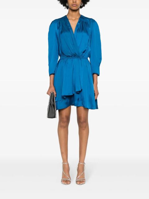 Zadig&Voltaire Rogers satin mini dress - Blue - zdjęcie produktu nr 2