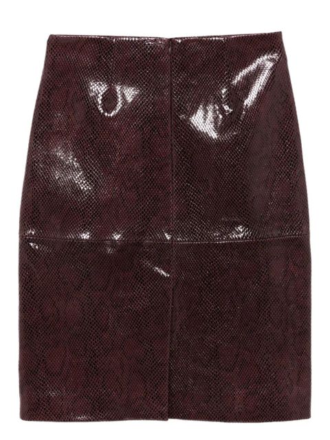 Róhe leather skirt - Red - zdjęcie produktu nr 2