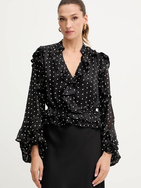 Bardot bluzka damska kolor czarny wzorzysta 59896TB3 - zdjęcie produktu nr 1