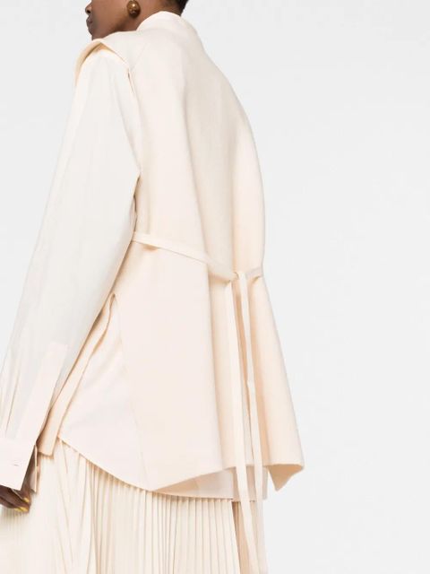 Jil Sander wool V-neck vest - Neutrals