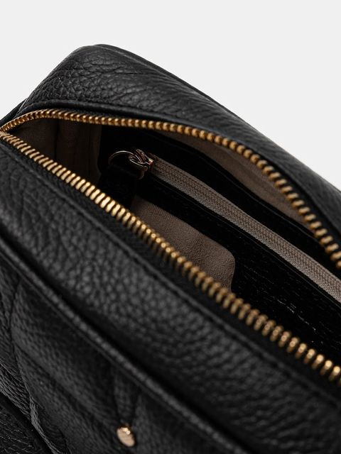 Geox torebka skórzana NARCISIA kolor czarny D45K2A 00046