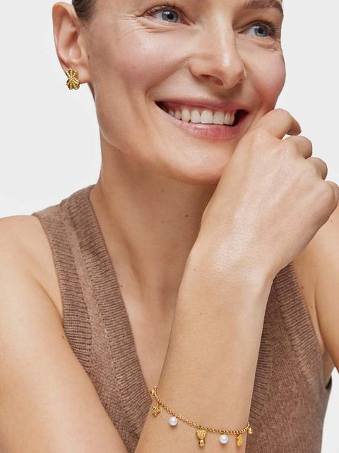 Tous bransoletka ze srebra pokrytego złotem 1004104300