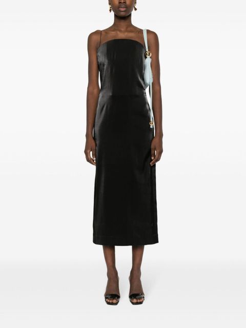 Jacquemus La Robe Carino midi dress - Black - zdjęcie produktu nr 2