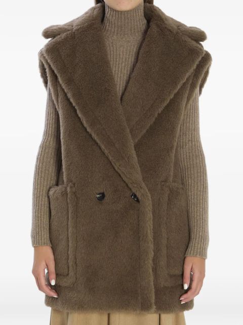 Max Mara Bormida double-breasted gilet - Brown - zdjęcie produktu nr 1