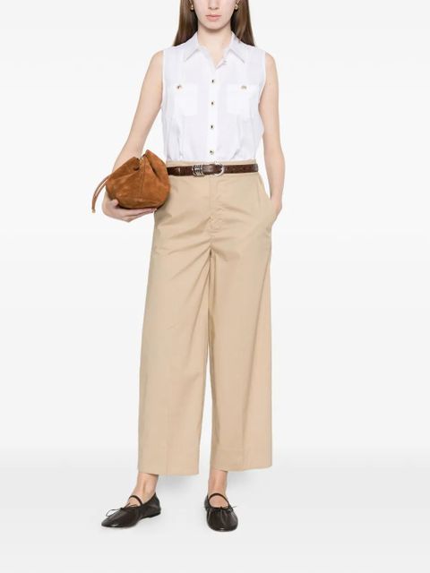 TWINSET button-fastening trousers - Neutrals - zdjęcie produktu nr 2