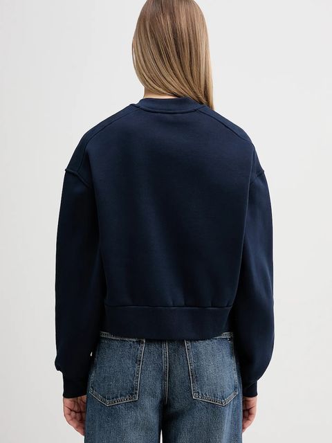 Tommy Hilfiger bluza damska kolor granatowy gładka WW0WW47835 - zdjęcie produktu nr 2