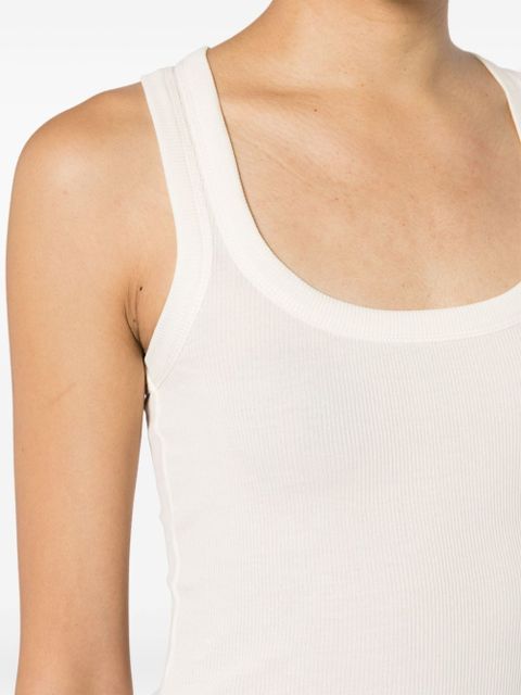 Jacquemus Le Gros Grain cotton top - Neutrals