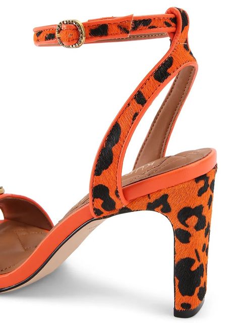 Kurt Geiger London sandały skórzane Chelsea Sandal kolor pomarańczowy 4711591189