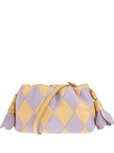 ZIMMERMANN small Cloud 91 diamond-patchwork leather clutch bag - Purple - zdjęcie produktu nr 1