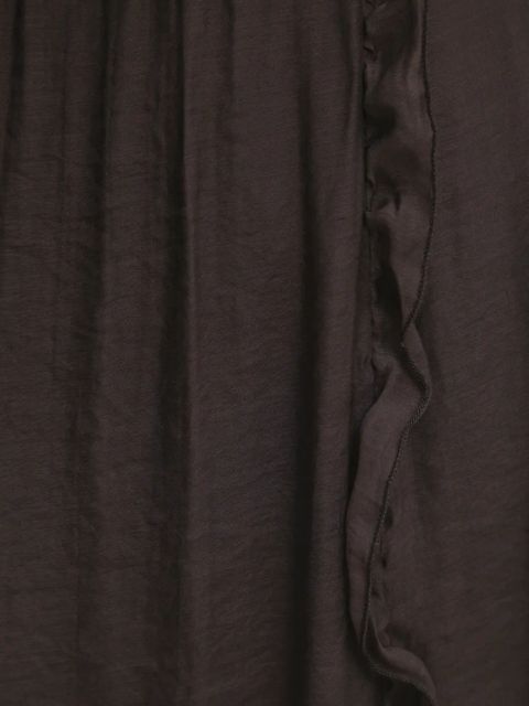 Answear.LAB spódnica kolor brązowy maxi rozkloszowana