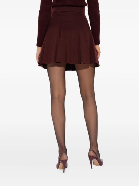 Max Mara Brava pleated mini skirt - Red