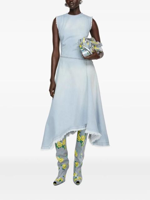 Acne Studios asymmetric denim dress - Blue - zdjęcie produktu nr 2