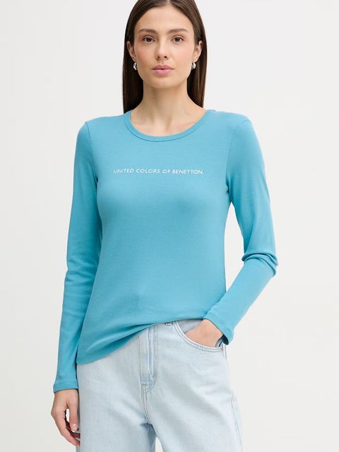 United Colors of Benetton longsleeve bawełniany - zdjęcie produktu nr 1