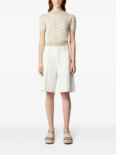 Tod's chain-motif knitted top - Neutrals - zdjęcie produktu nr 2