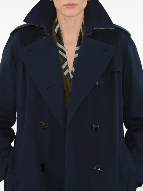 Burberry Waterloo double-breasted trench coat - Blue